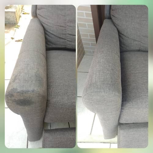 Antes e Depois de vários de nossos serviços de limpeza de estofados